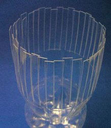 Хрустальная ваза из пластиковой бутылки