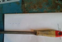 Ручка для инструментов из старой кисточки