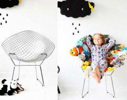 Детское кресло из мягких игрушек
