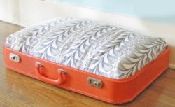 Лежак из старого чемодана 