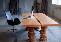 Супер оригинальный деревянный стол